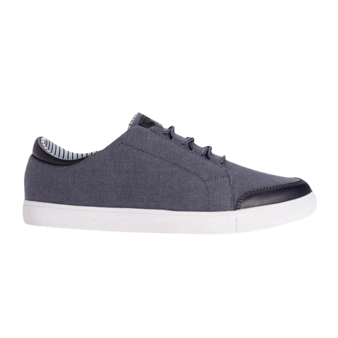 Muk Luks Men’s Cruise Glide Canvas Sneakers – Navy 1200142-410