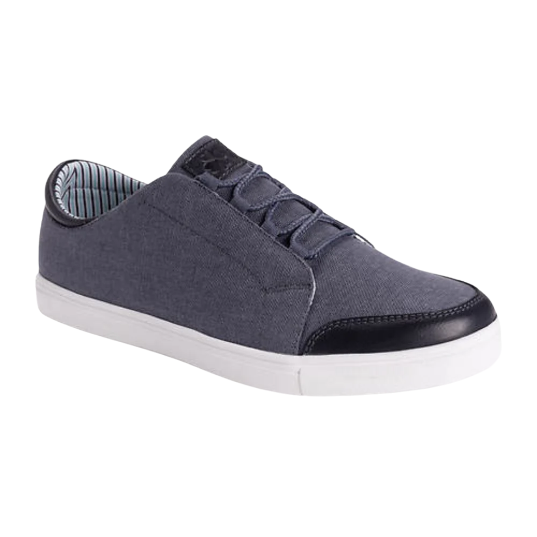 Muk Luks Men’s Cruise Glide Canvas Sneakers – Navy 1200142-410