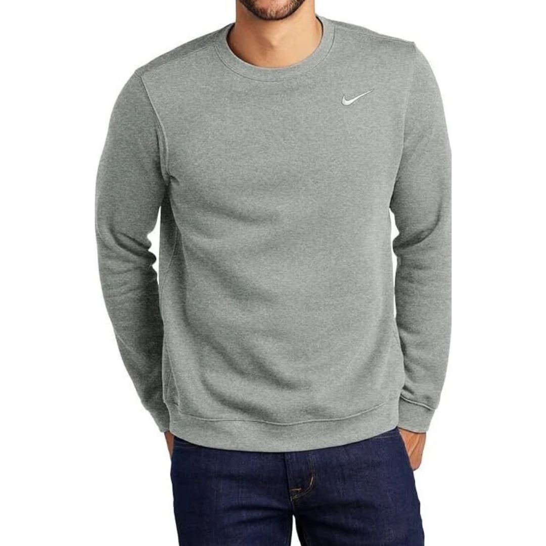 Nike Men's Crew-Neck Sweatshirt Solo Swoosh 637902-063