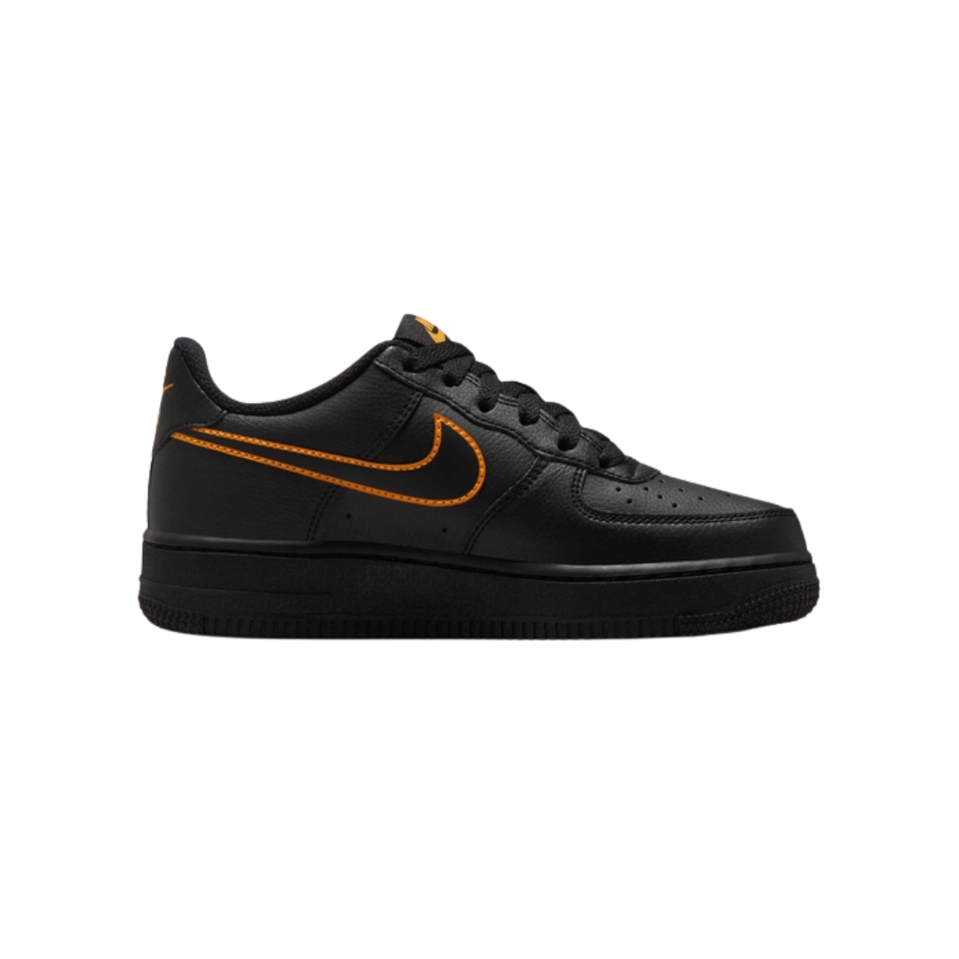 Nike Big Kids' Air Force 1 Shoes – Black/Sundial IF6158-001