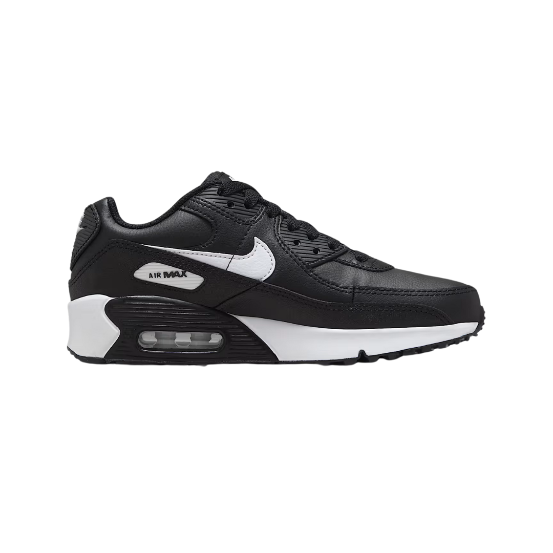 Nike Kids' Air Max 90 Shoes Black/White HF6358-002