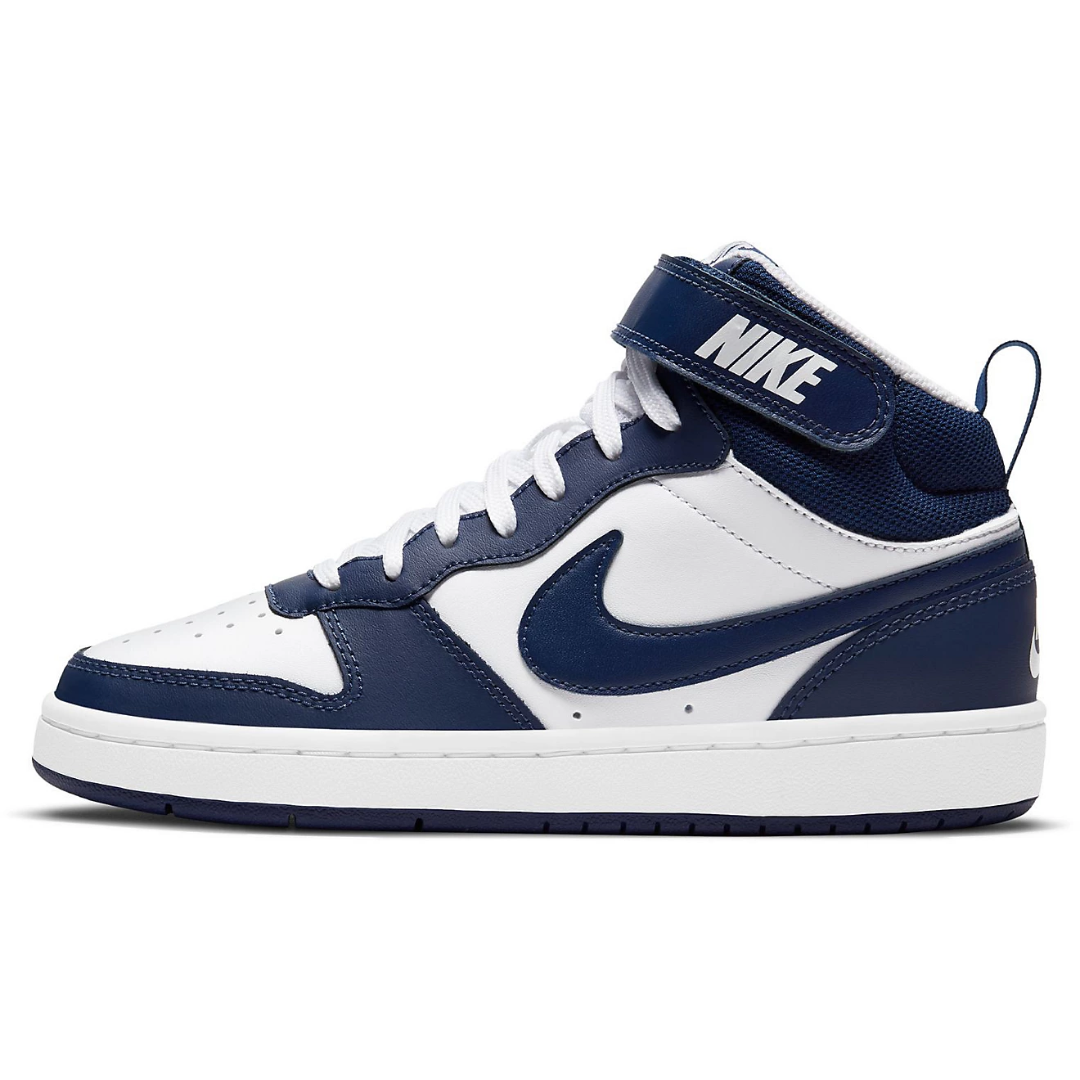 Nike Big Kids' Court Borough Mid 2 Shoes CD7782-107