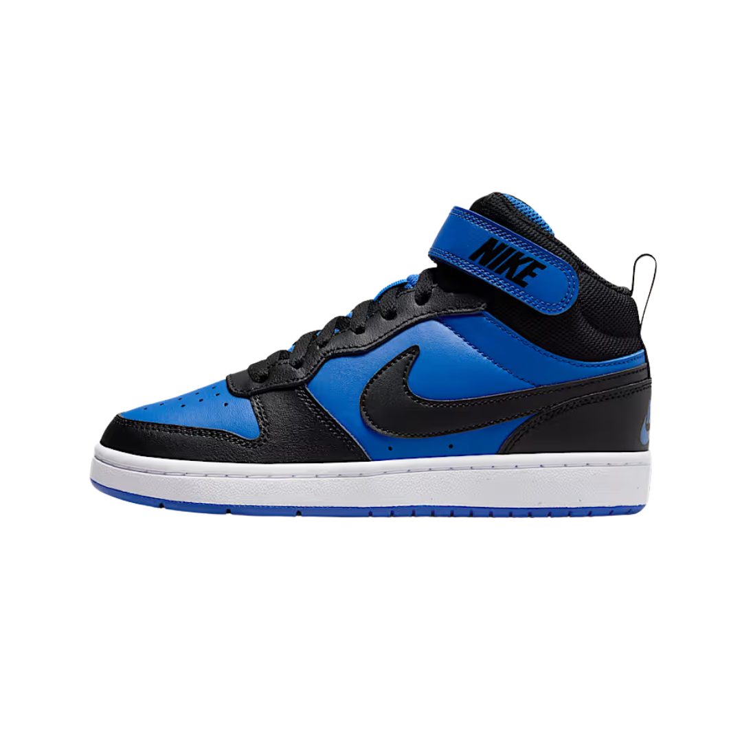 Nike Big Kids' Court Borough Mid 2 Shoes CD7782-404
