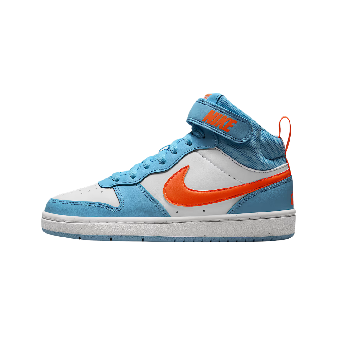 Nike Big Kids' Court Borough Mid 2 Shoes – HF4791-407