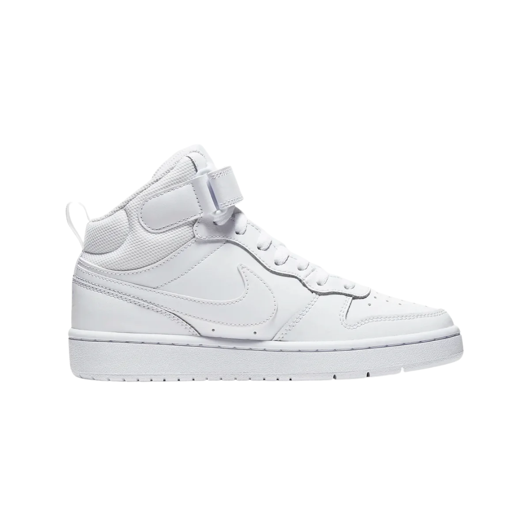 Nike Big Kids’ Court Borough Mid 2 (GS) Shoes – CD7782-100