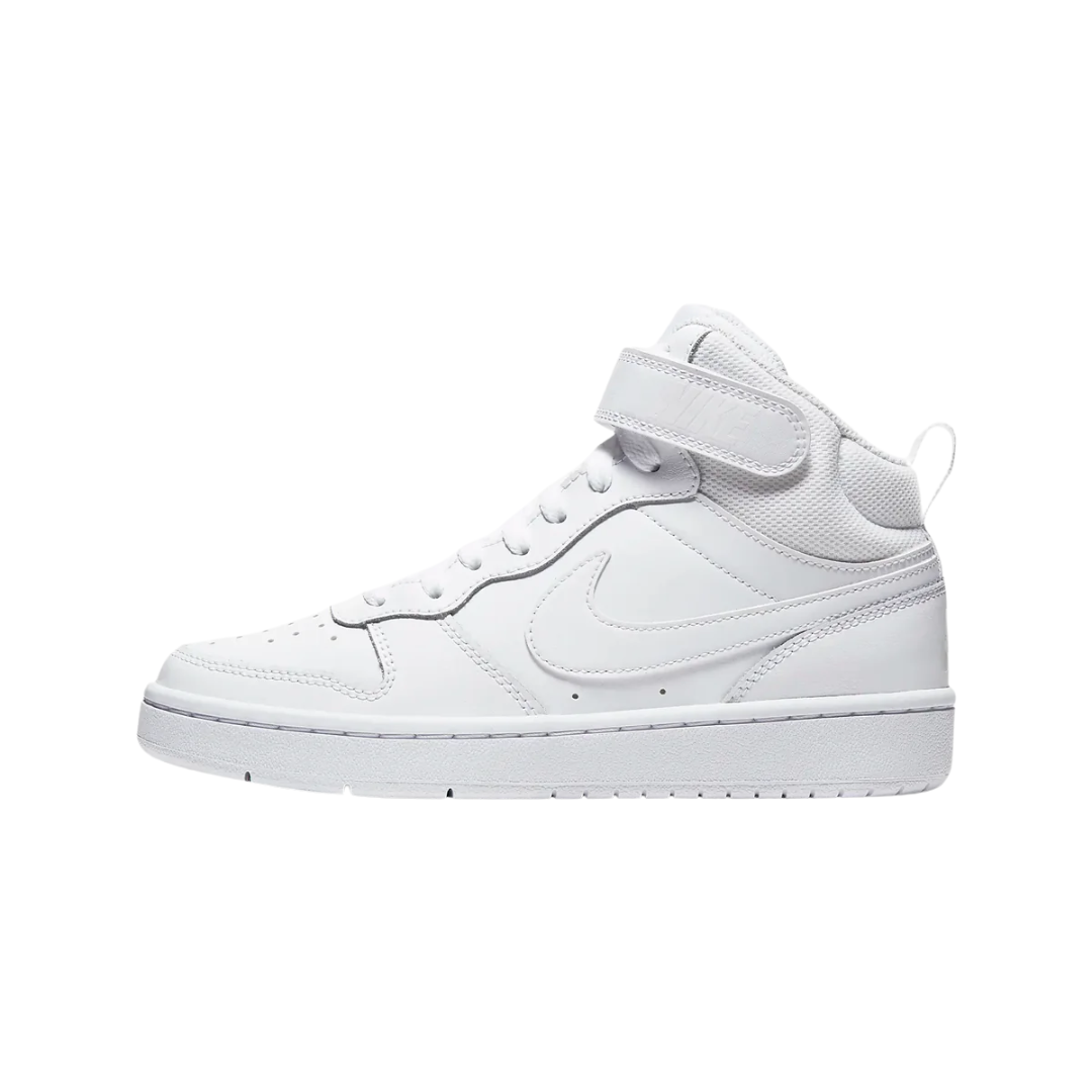 Nike Big Kids’ Court Borough Mid 2 (GS) Shoes – CD7782-100