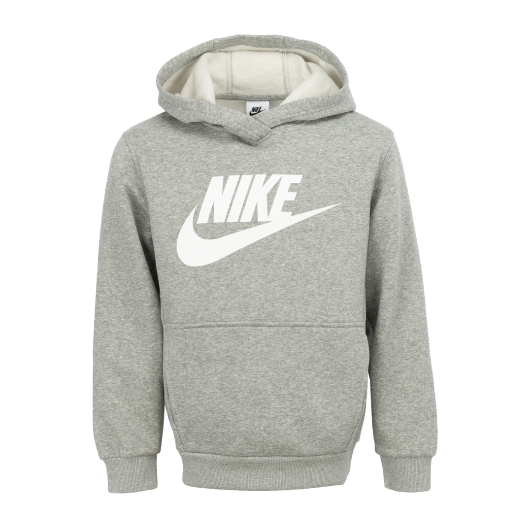 Nike Kid's Futura Pull Over Hoodie Grey CJ7861-063