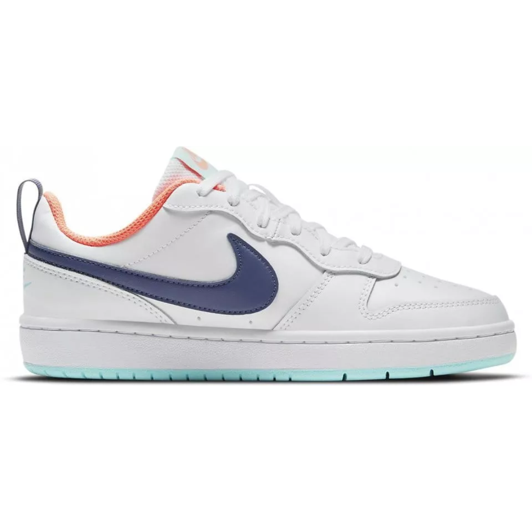Nike Big Kids Court Borough Low 2 Shoes (GS) BQ5448-112