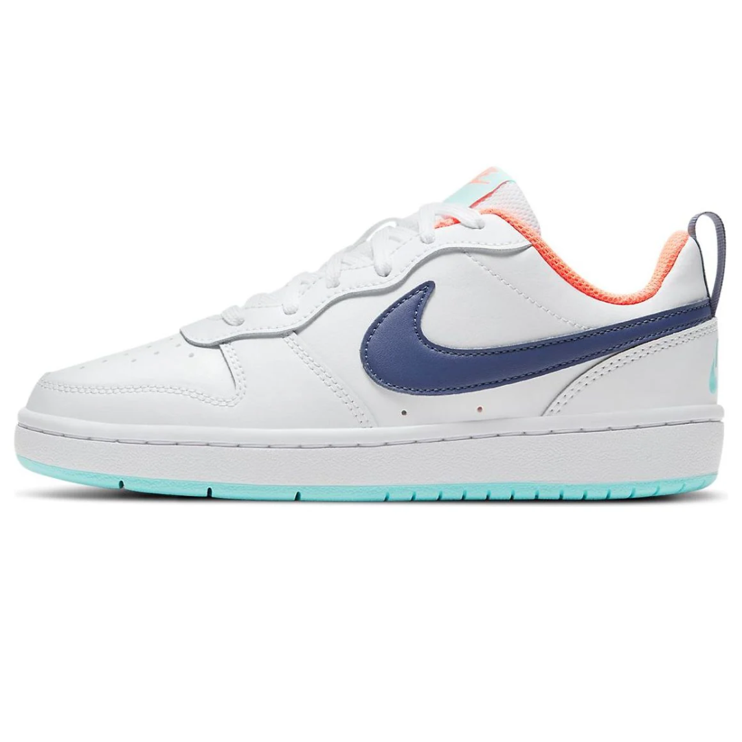 Nike Big Kids Court Borough Low 2 Shoes (GS) BQ5448-112