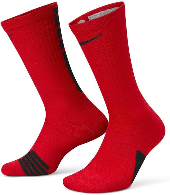 Nike Elite Crew  Red Basketball Socks