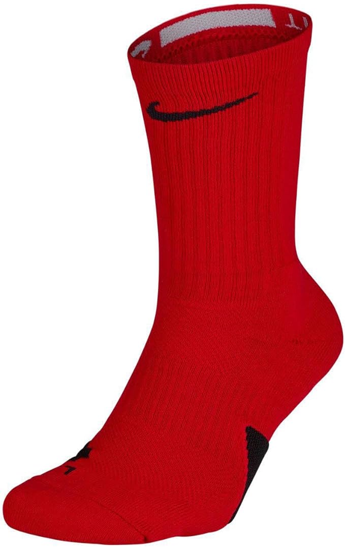 Nike Elite Crew  Red Basketball Socks