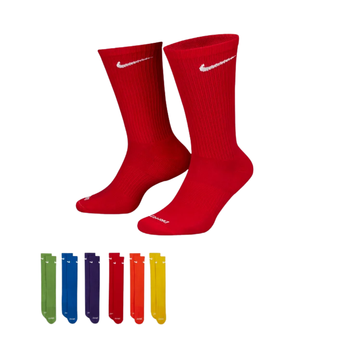 Nike Everyday Plus Cushioned Training Crew Socks (6 Pairs) –SX6897-903