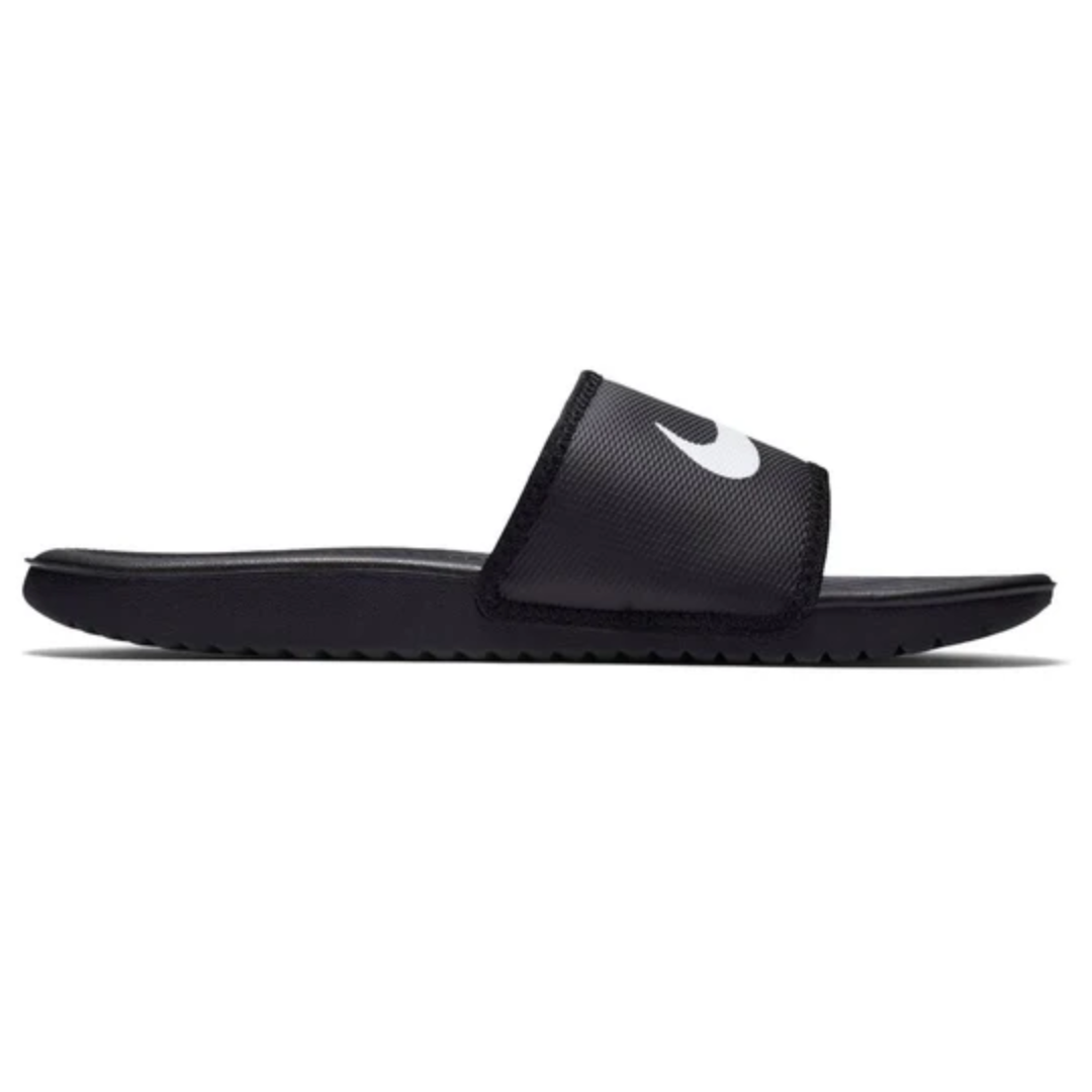 Nike Kawa Kids’ Summer Slides – Black/White 819352-001