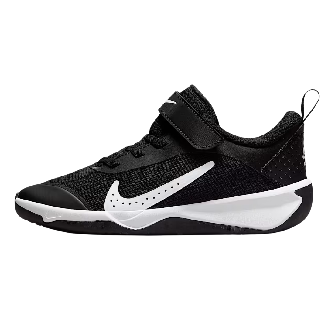 Nike Little Kids’ Omni Multi-Court Shoes – Black/White DM9026-002