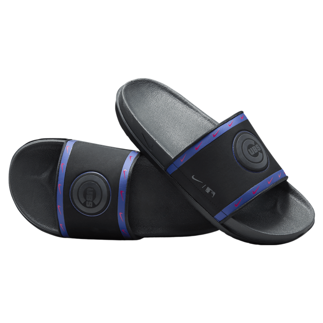 Nike Men's Offcourt Chicago Cubs Slide – Black/Royal Blue DH6973-002