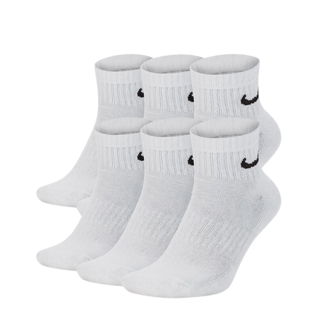 6 Pack Everyday Cushioned Training Ankle Socks SX7669-100