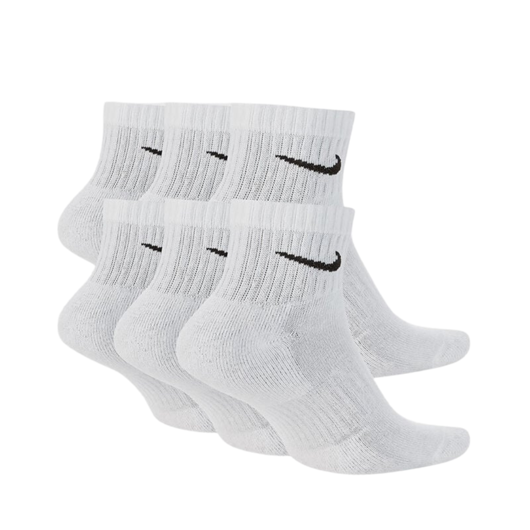 6 Pack Everyday Cushioned Training Ankle Socks SX7669-100