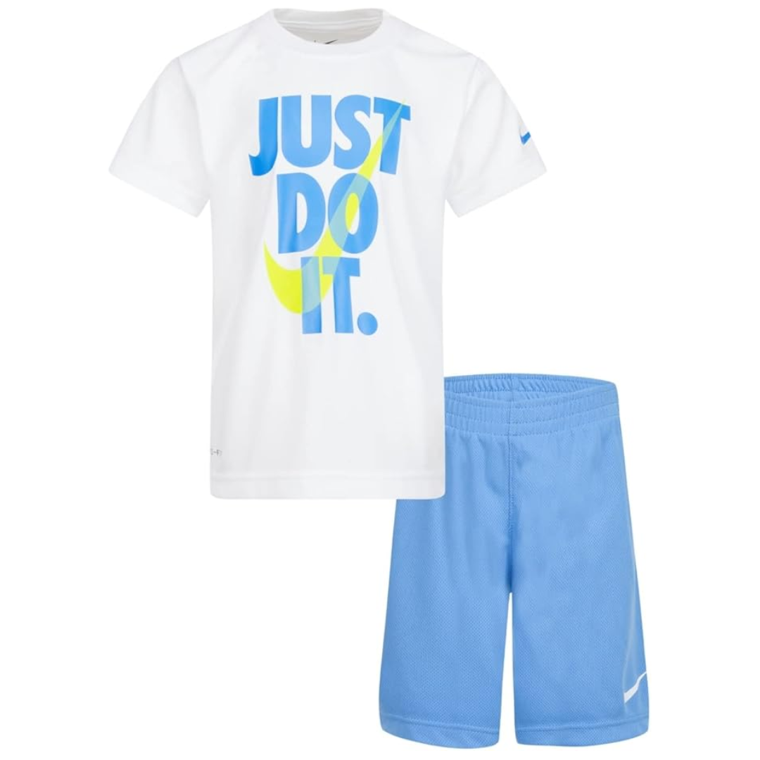 Nike Toddler Boys 2-Piece Dri-FIT Dropset T-Shirt and Shorts Set 86F026-B9F