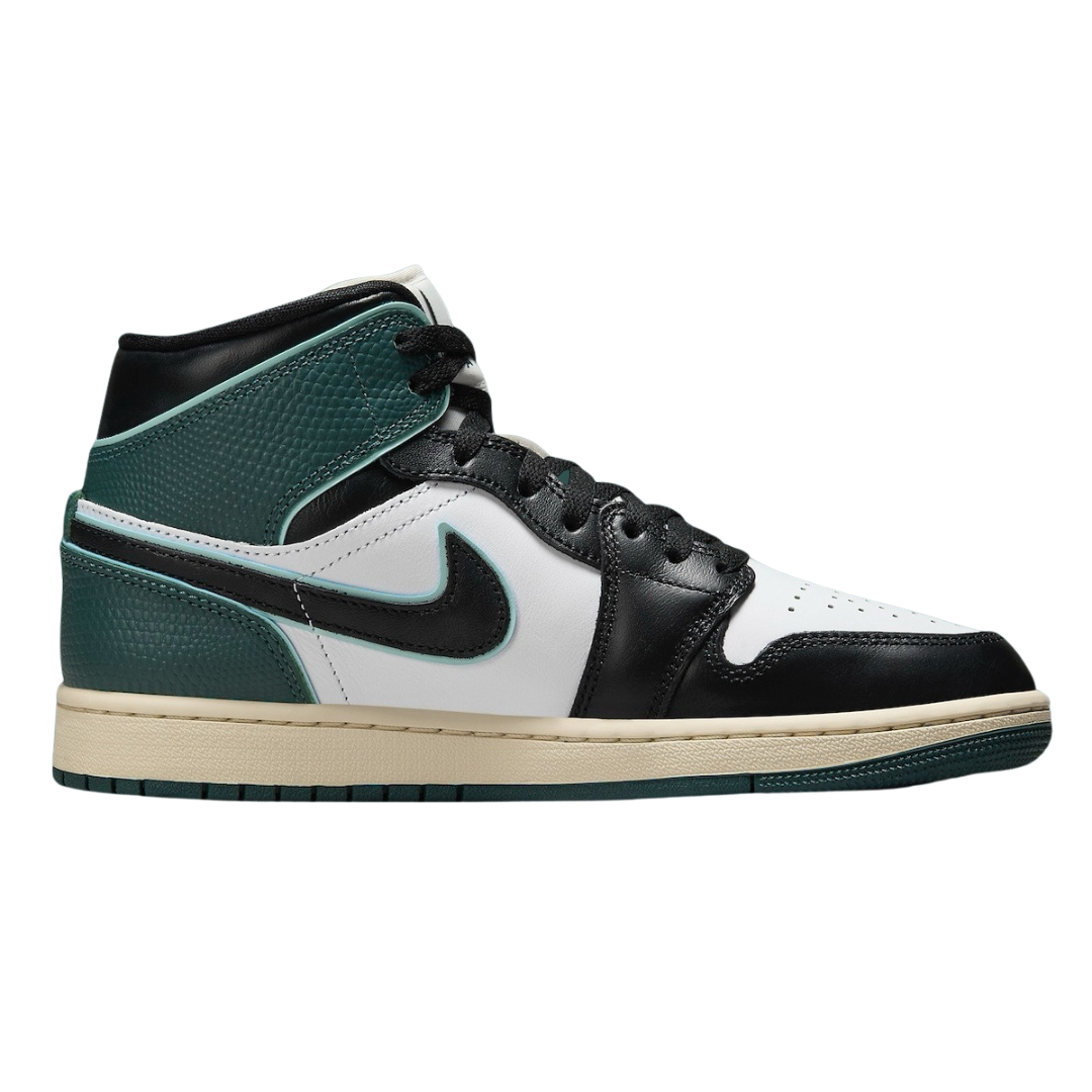 Nike Unisex Air Jordan 1 Mid “Oxidized Green” Shoes – FQ7818-100