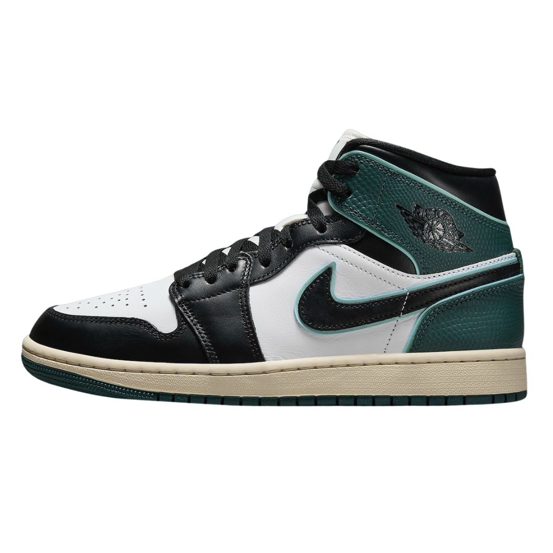 Nike Unisex Air Jordan 1 Mid “Oxidized Green” Shoes – FQ7818-100