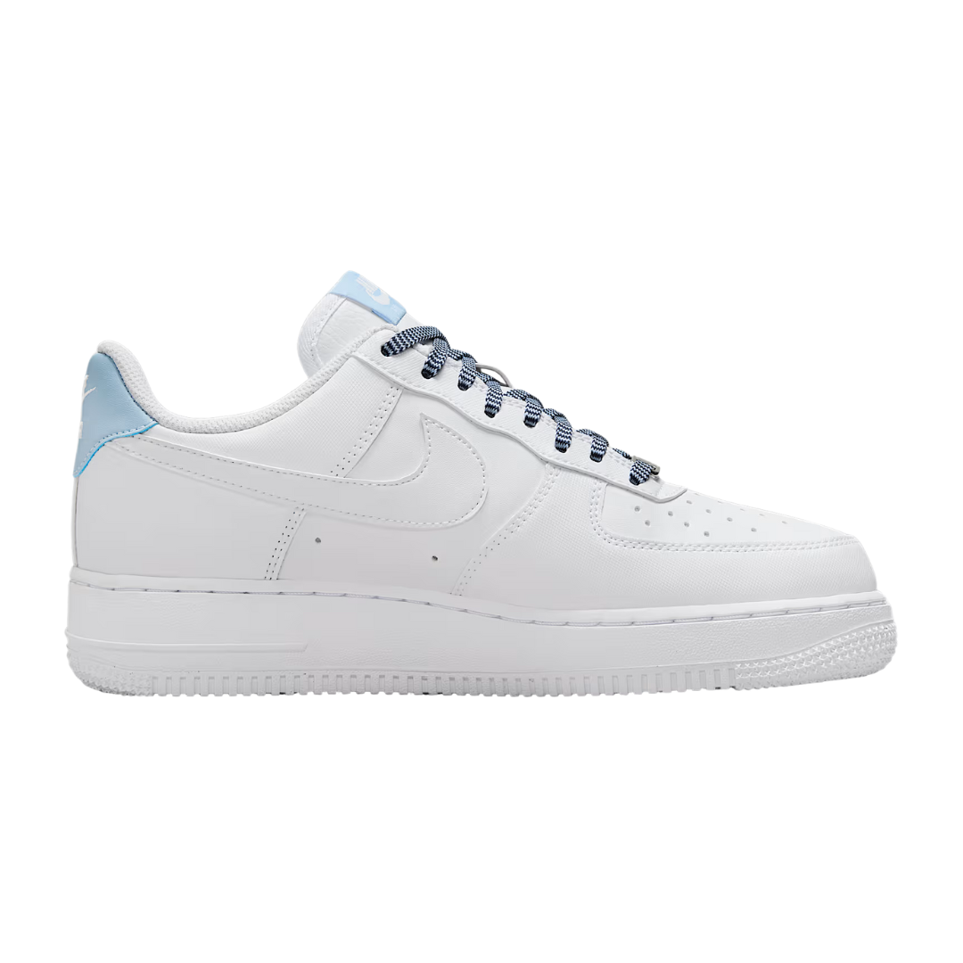 Nike Women's Air Force 1 '07 Shoes White/Light Armory Blue – IB7167-101