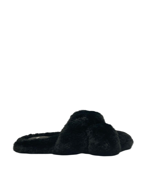 Nine West Black Warm Summer Slipper