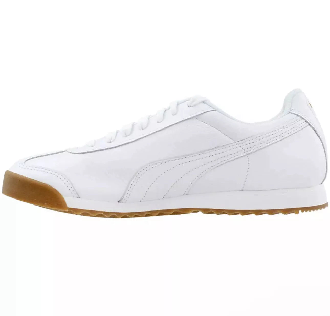 Puma Men's Roma Classic White-Gum Sneakers 36640801