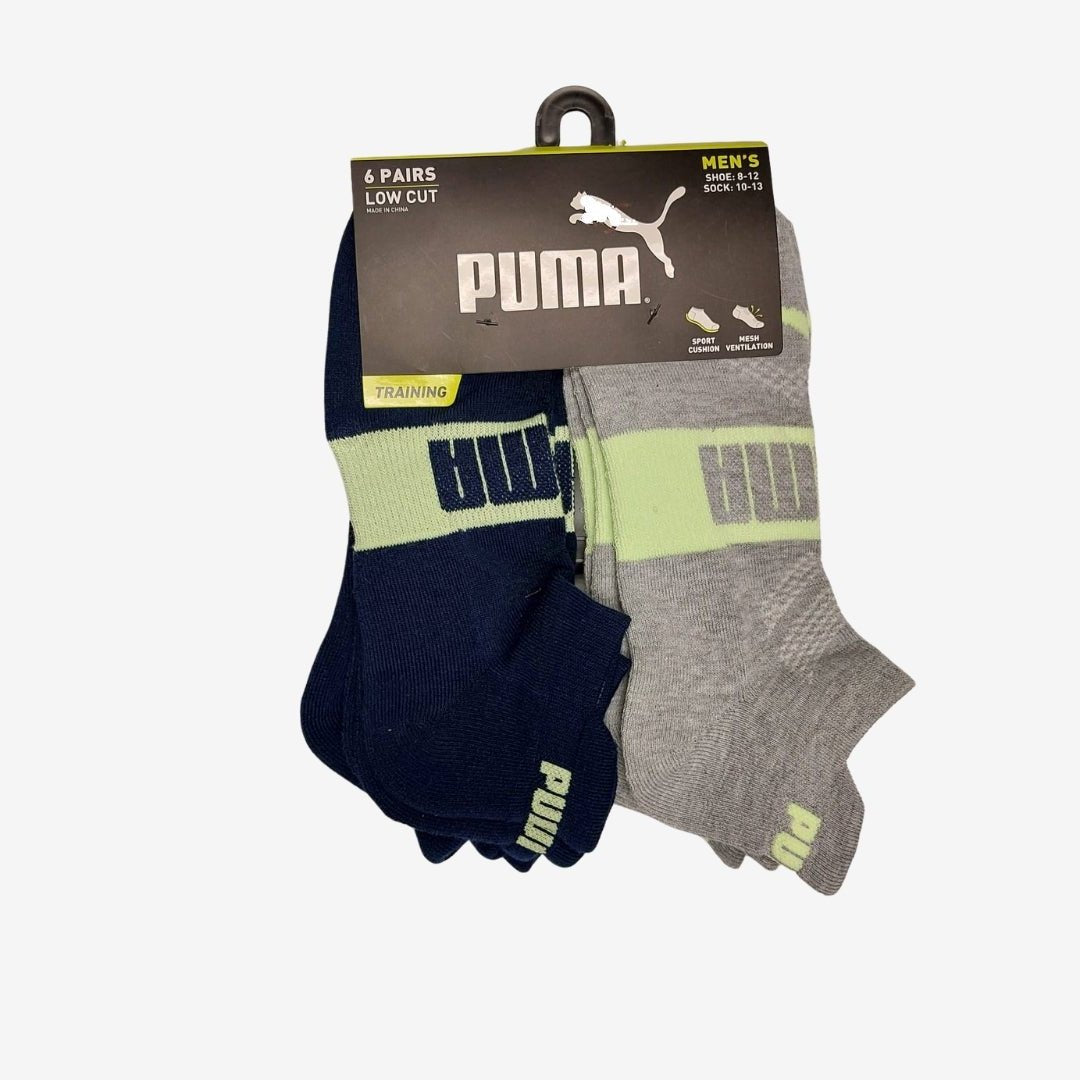 Lot de 6 paires de chaussettes basses Puma 1603-100229-0624