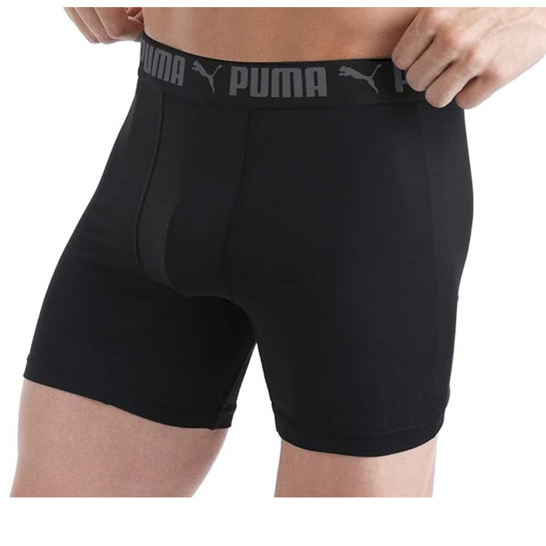 Puma Men's Microfiber Boxer Brief, 5-pack