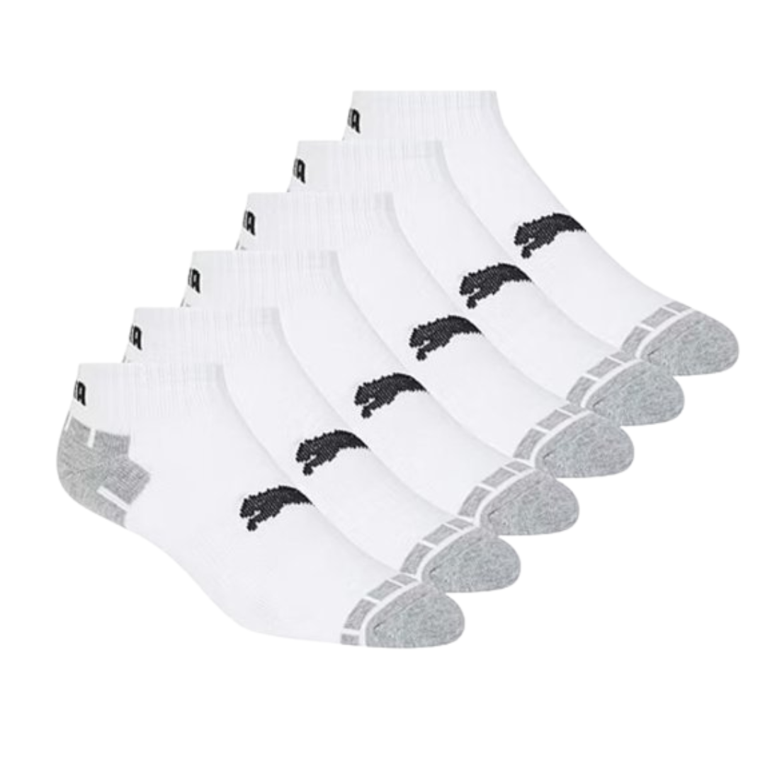 Puma Men's Low Cut 6 Pack Training Socks
