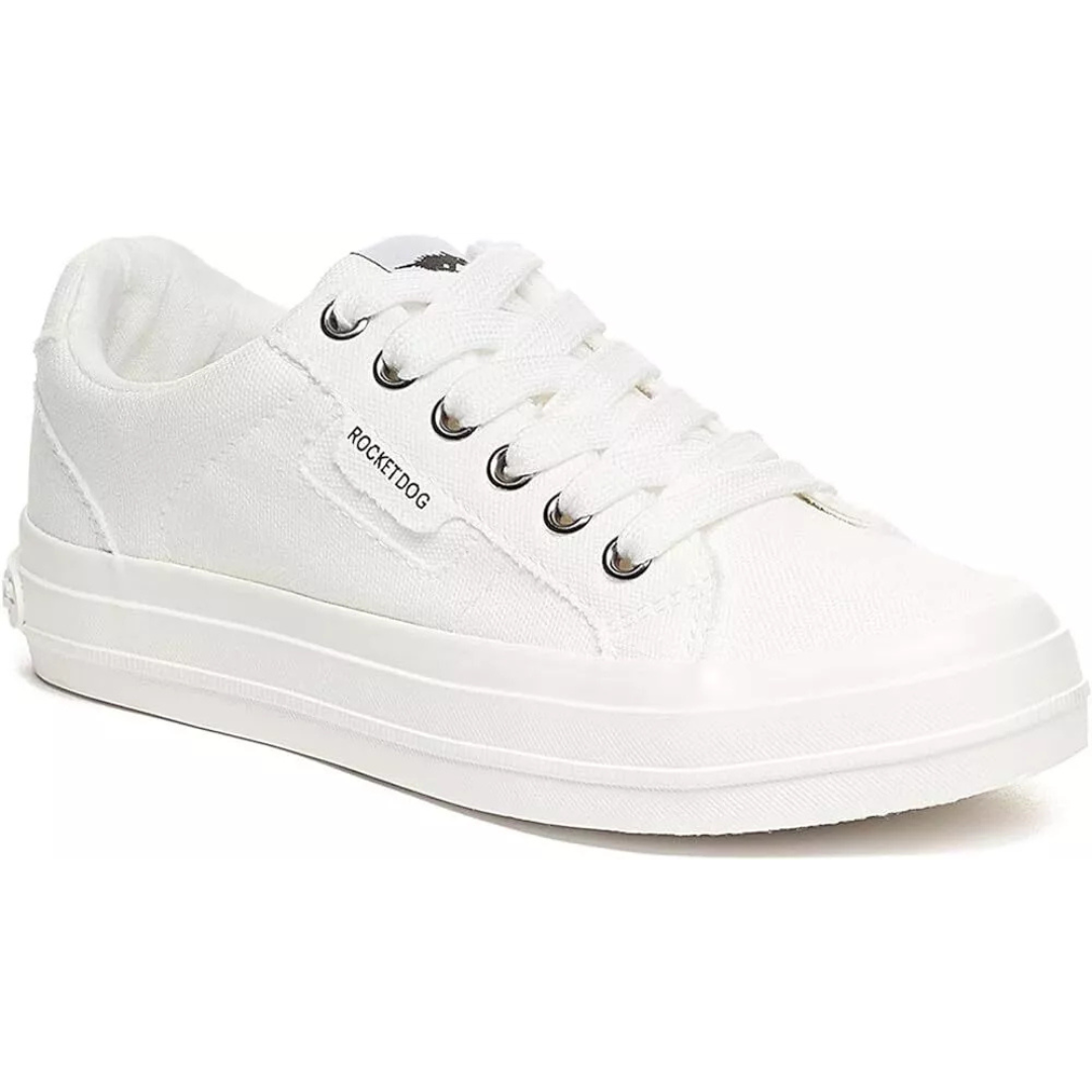 Rocket Dog Women's White Cecilia 12A Canvas Cecilacs