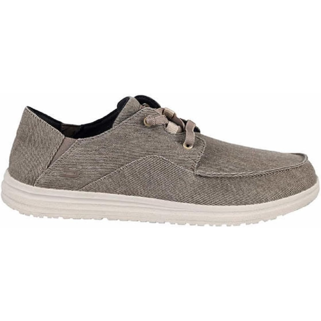 Skechers Zapatillas sin cordones de lona suave para hombre, artículo/artículo 1669050