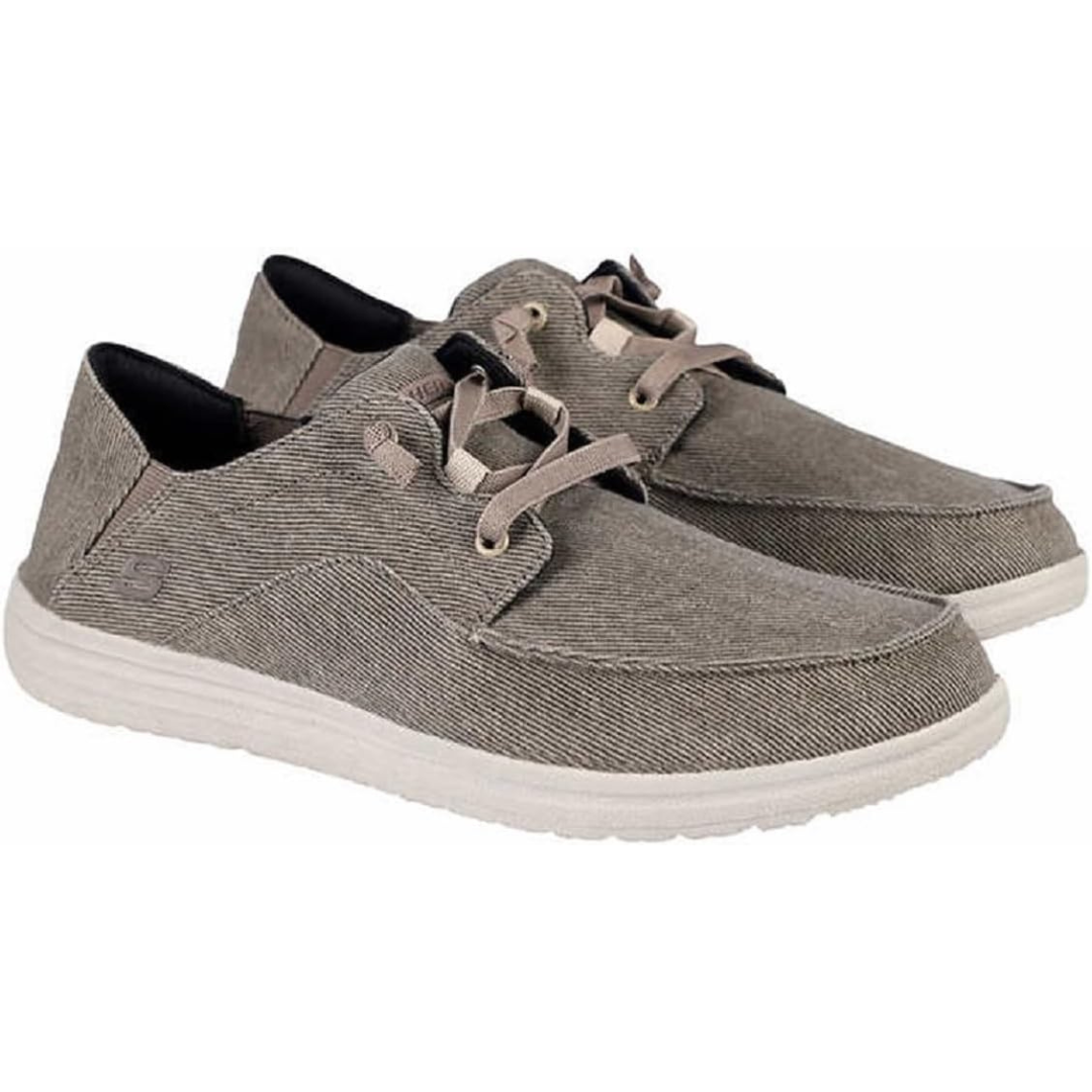 Skechers Zapatillas sin cordones de lona suave para hombre, artículo/artículo 1669050