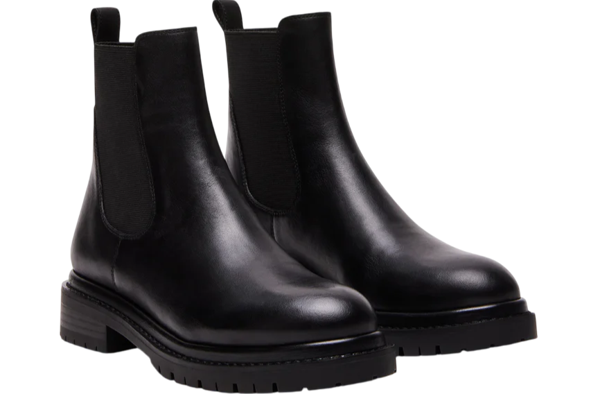 Steve Madden Women's Lorali Black Leather Boots 1824019