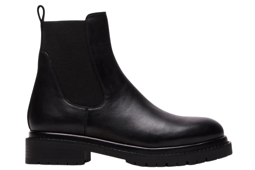 Steve Madden Women's Lorali Black Leather Boots 1824019