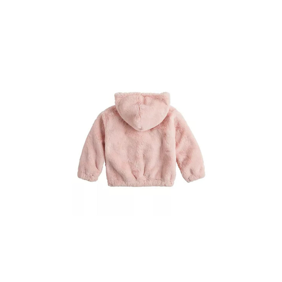 The Children's Place Pale Pink Hooded Teddy Jacket