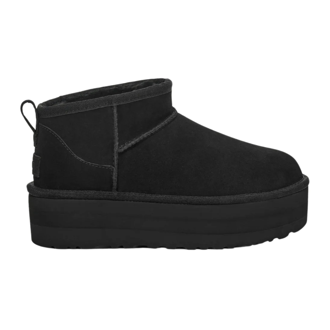 UGG Women's Classic Ultra Mini Platform Black 1135092