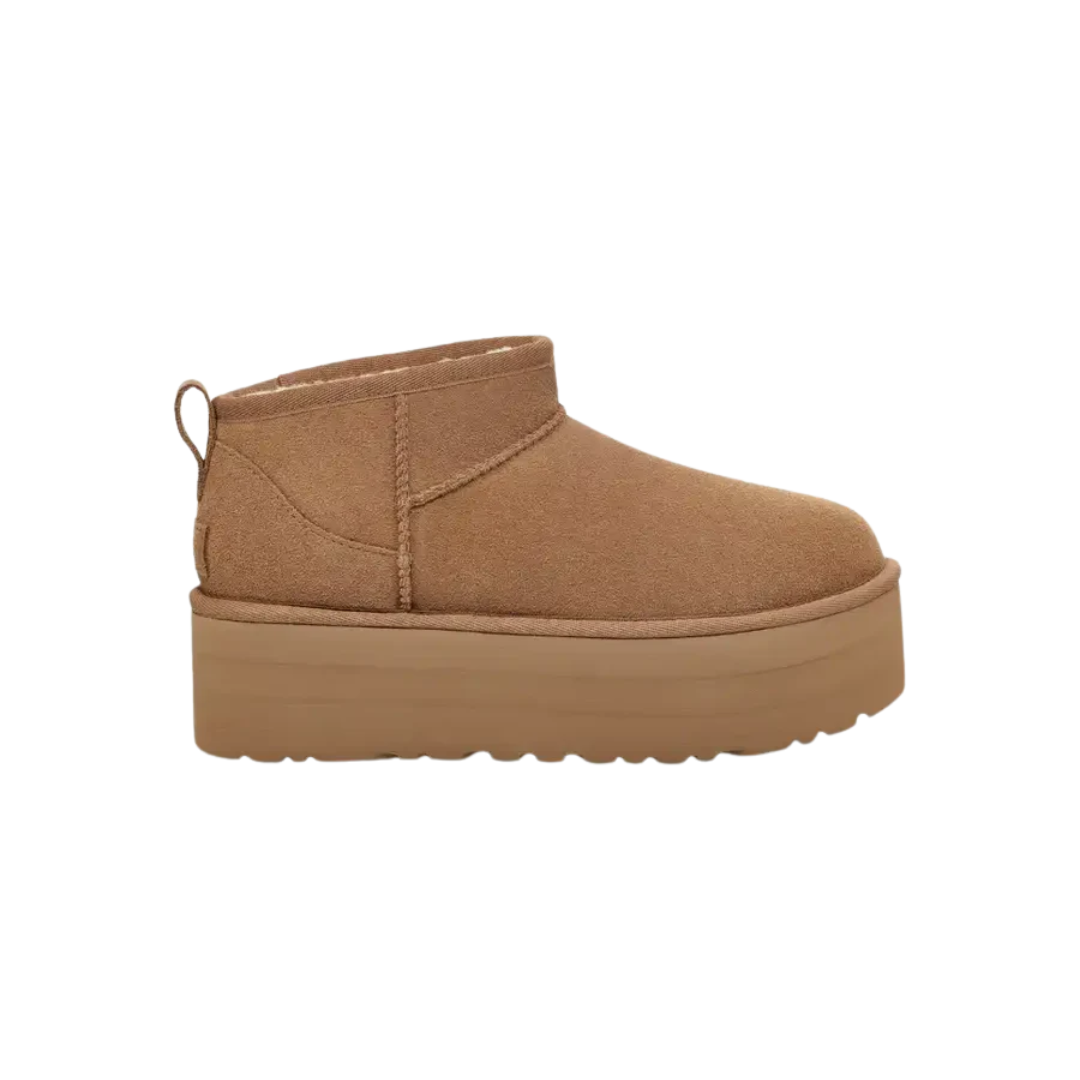 Ugg Classic Ultra Mini Plataforma para mujer en color castaño 1135092