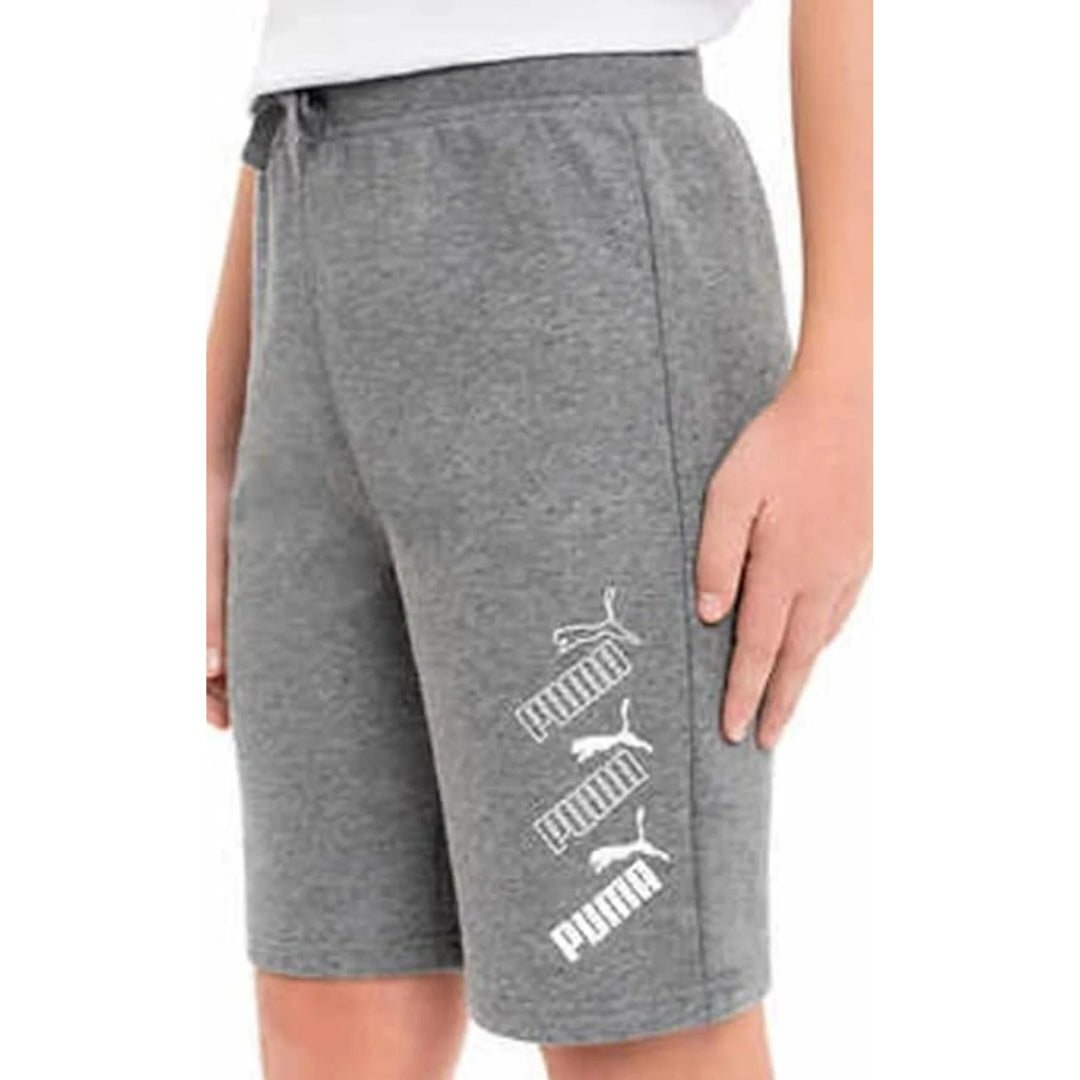 Puma Youth Boy's Active Performance All Day Comfort Shorts Gray