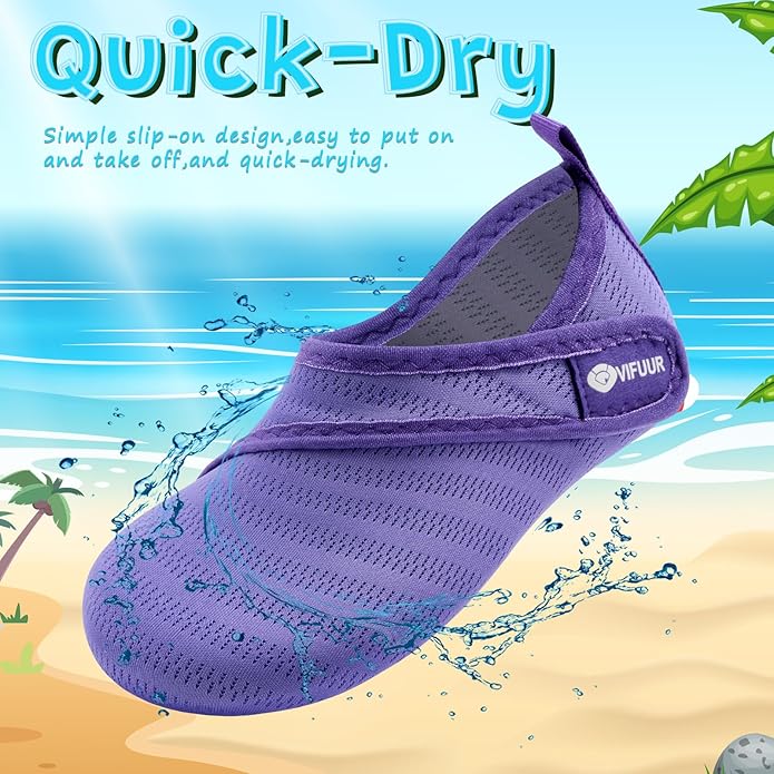 Zapatos acuáticos para niños Vifuur Quick Dry Aqua