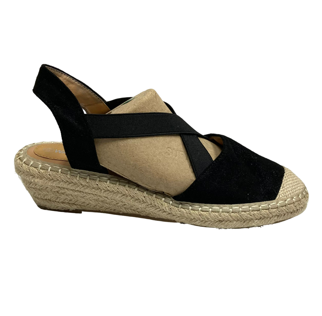 Wannasuh Black Women Espadrille Sandals
