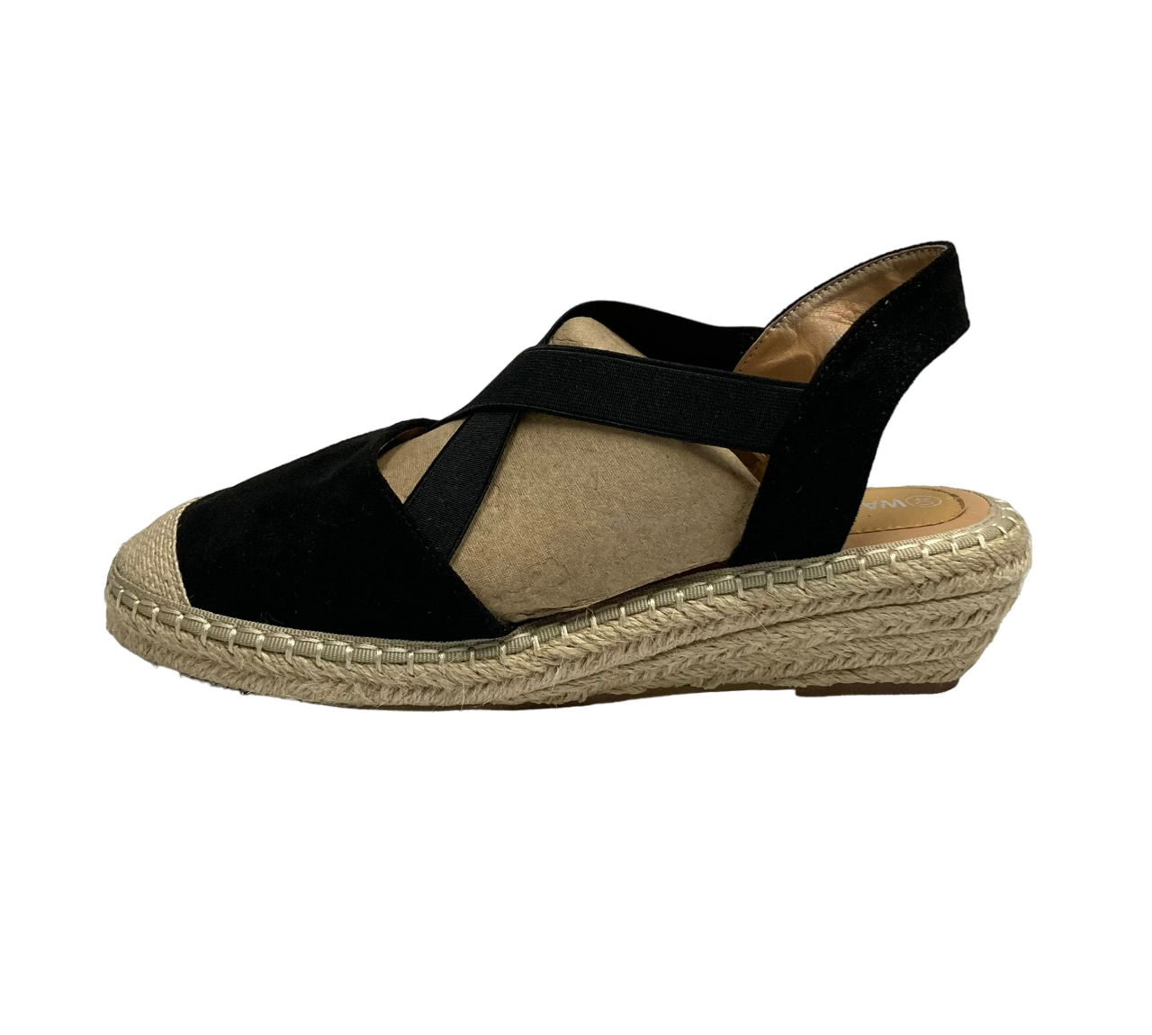 Wannasuh Black Women Espadrille Sandals
