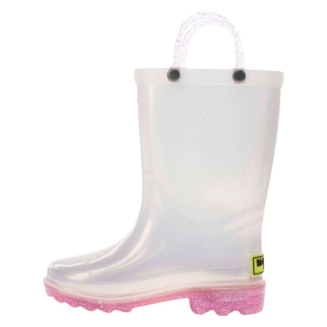 Western Chief Pearlized Glitter Boots Light Up