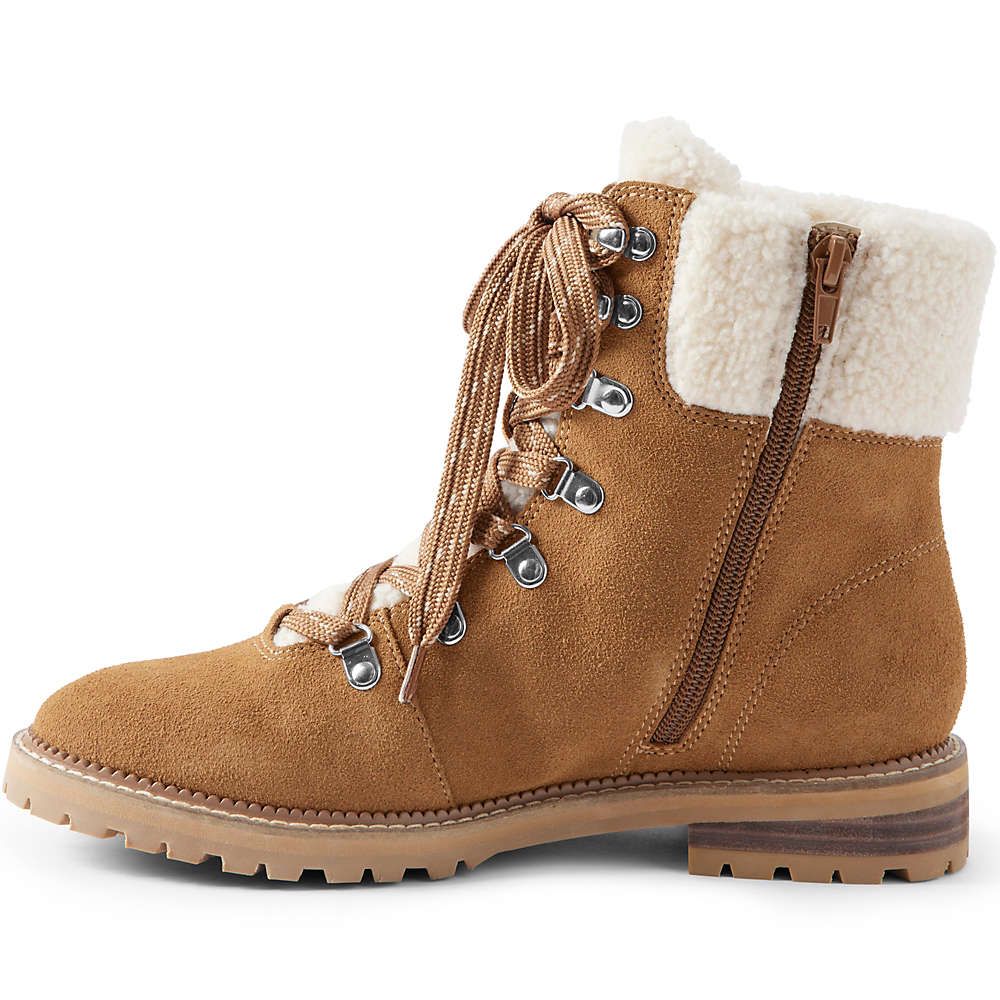 Lands End Women's Ankle Boot brown