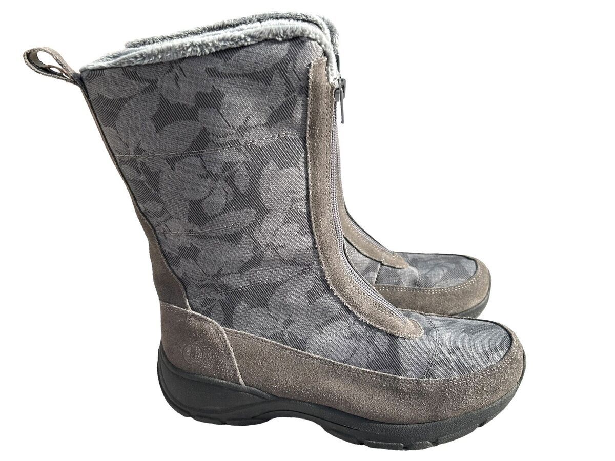 Lands End Women's All Weather long grey Boots