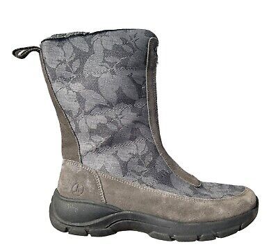 Lands End Women's All Weather long grey Boots