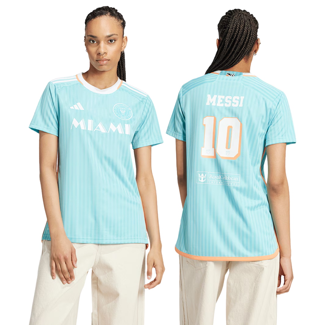 Adidas Women's Inter Miami 2024 Third Jersey with Messi 10