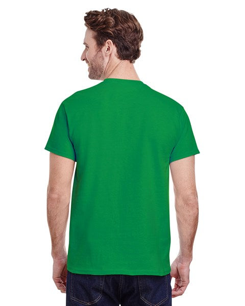 Camiseta Gildan G500 5000 algodón grueso verde