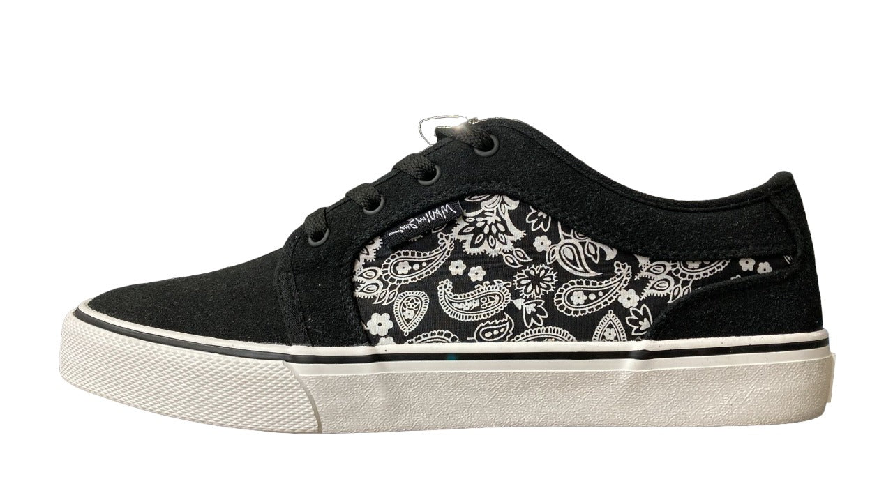 Maui and Sons Men’s Wave Sneakers – Black Suede (MSF18MVL001CO)