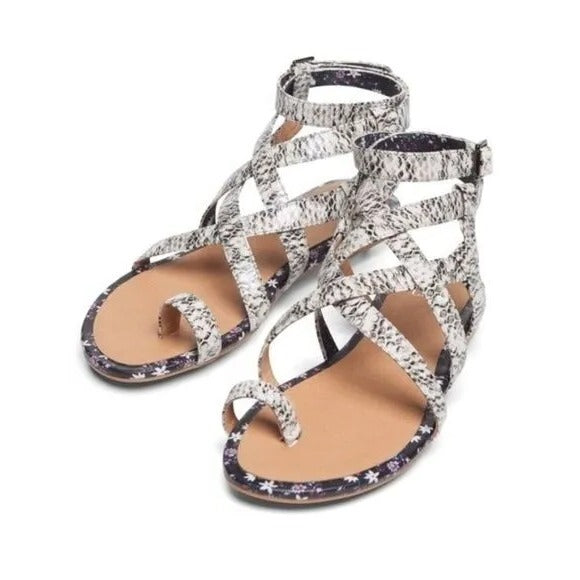 Sandalias con estampado de serpiente Athena para mujer de Cabi